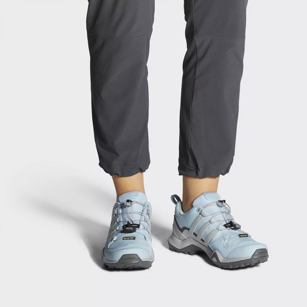 Adidas Terrex Swift R2 GTX Tenis De Seguridad Azules Para Mujer (MX-49746)